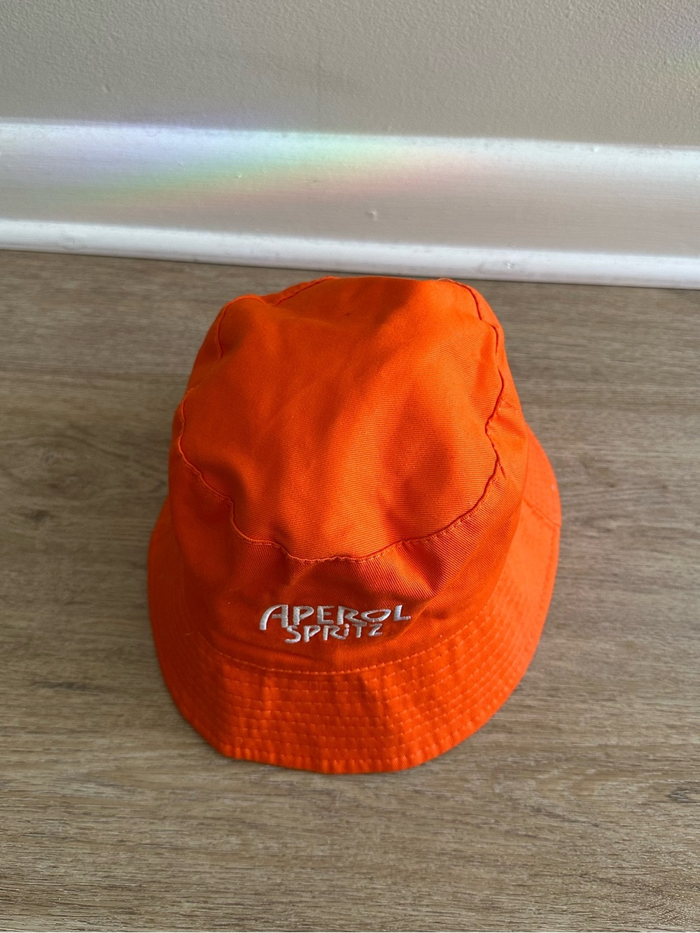 Aperol Spritz Orange/Beige Reversible Logo Bucket Hat - Picture 2 of 6